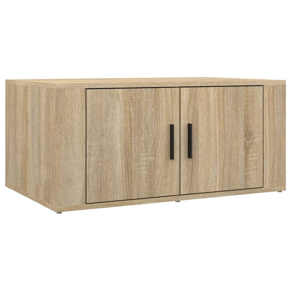 Vidaxl Konferenčný stolík dub sonoma 80x50x36 cm spracované drevo